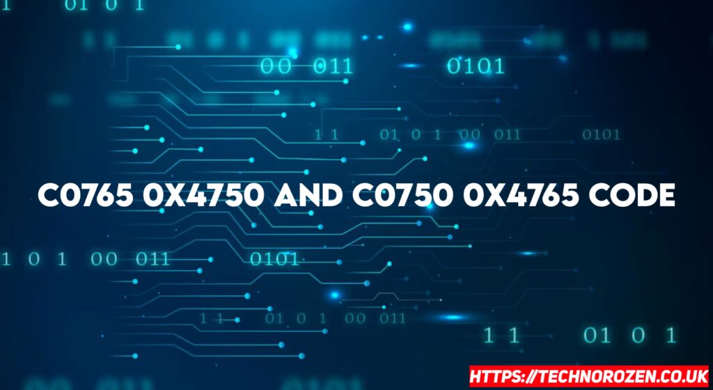 c0765 and c0750 Code