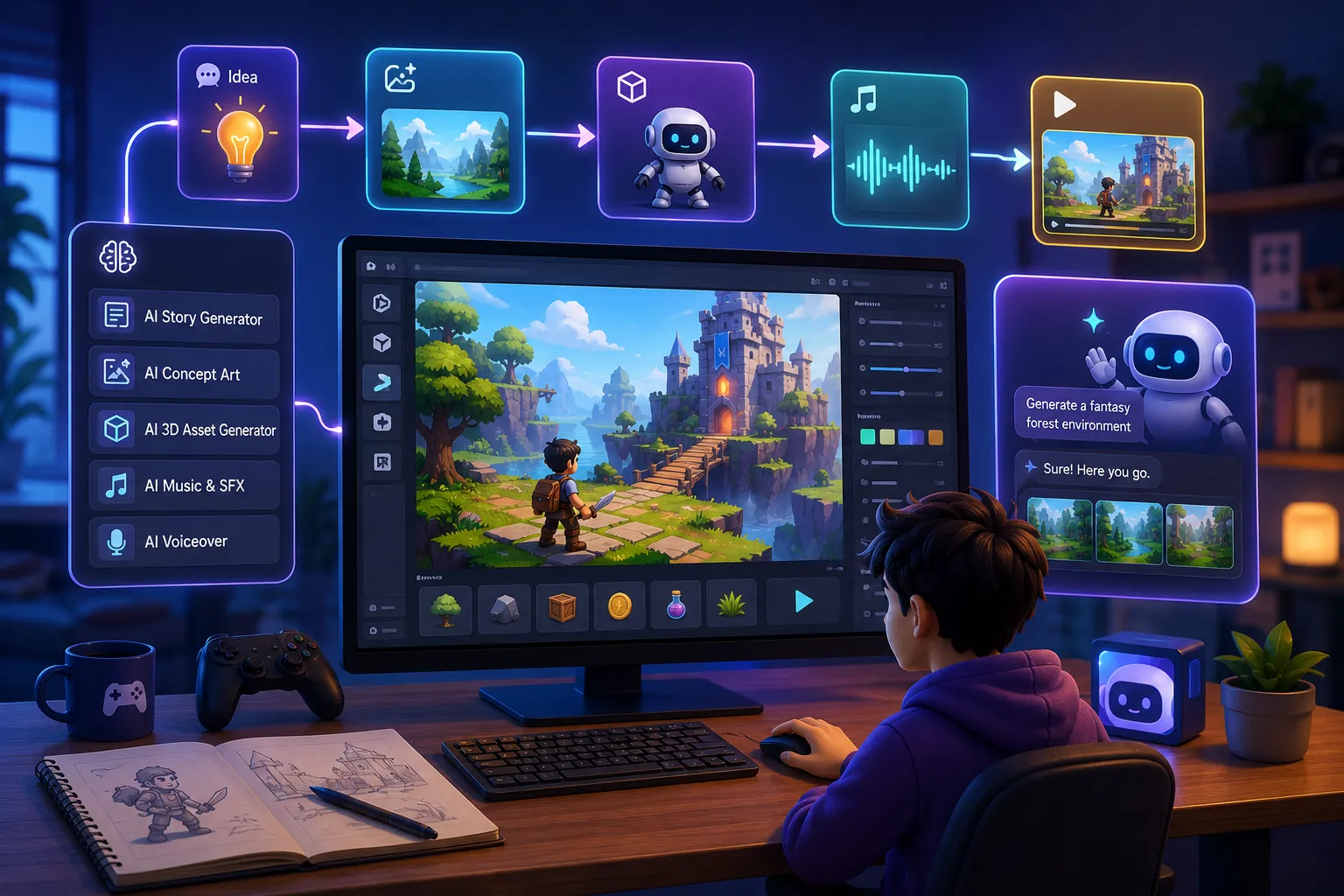 AI tools for game development